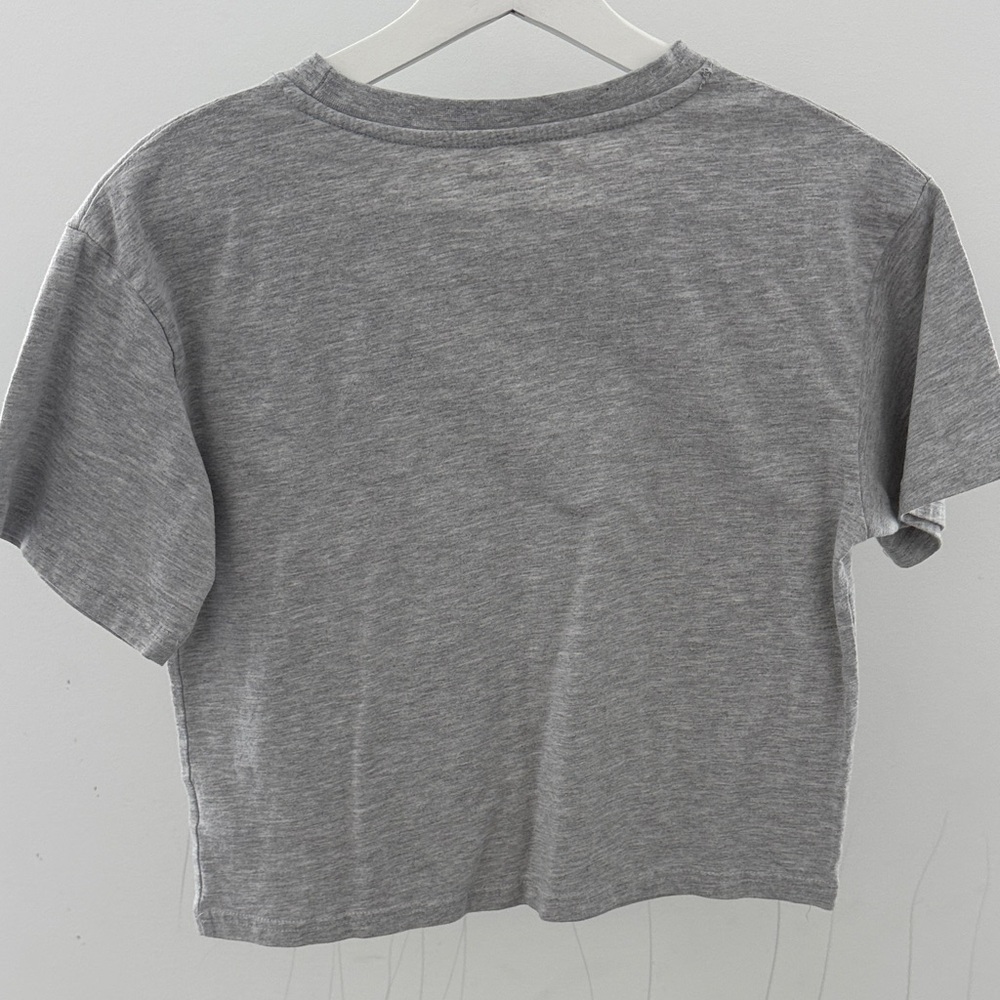 Champion Kids Heather Gray Tee with Patterned Pocket - Picture 3 of 3
